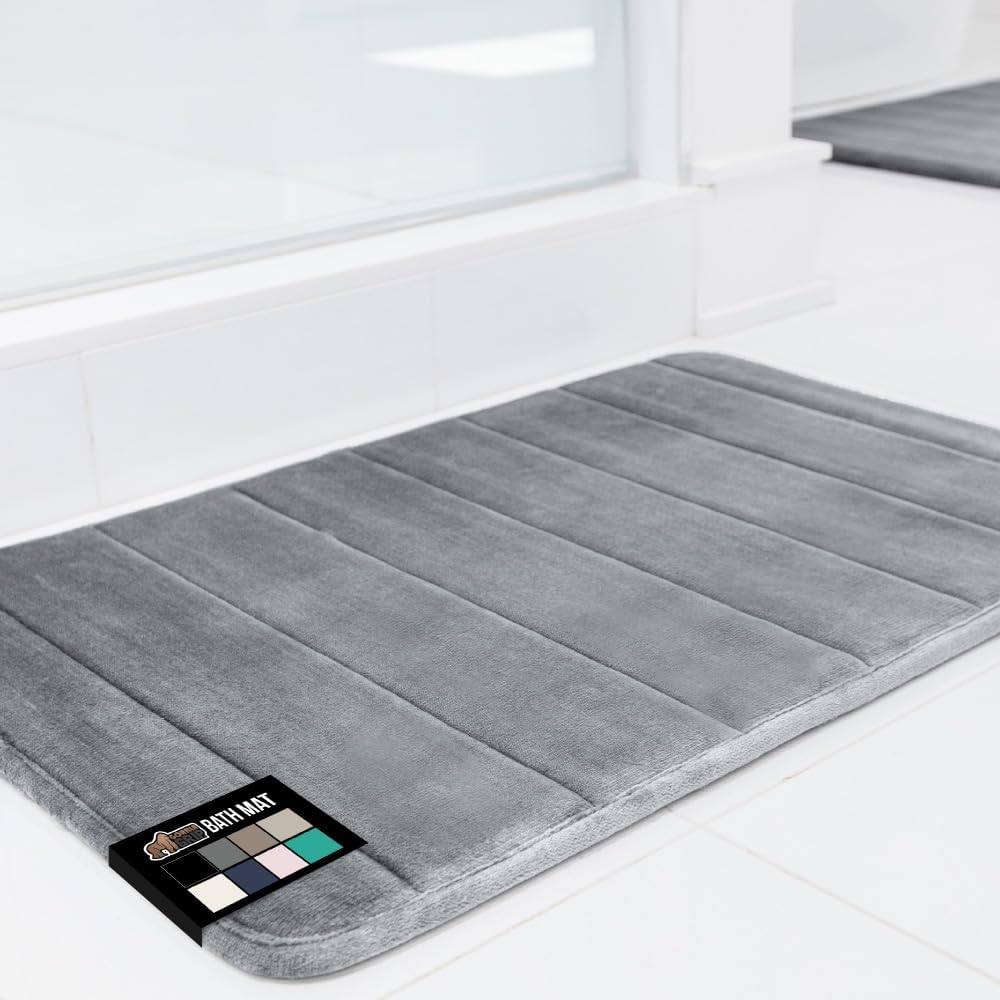 GORILLA GRIP Memory Foam Bath Mat for Ultimate Comfort