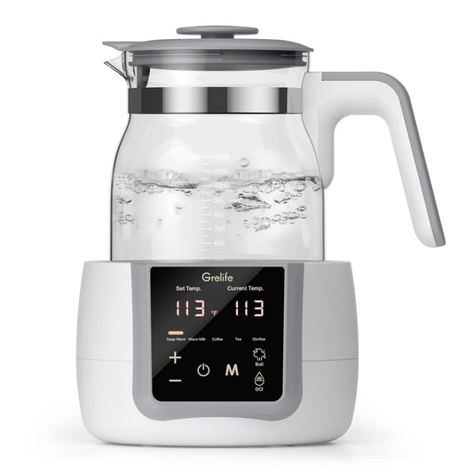 Grelife 9-in-1 Portable Baby Bottle Warmer: 72H Keep Warm