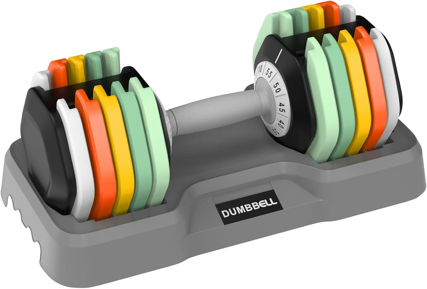 Adjustable Dumbbell Set for Home Gym - 25/55 lbs Pair