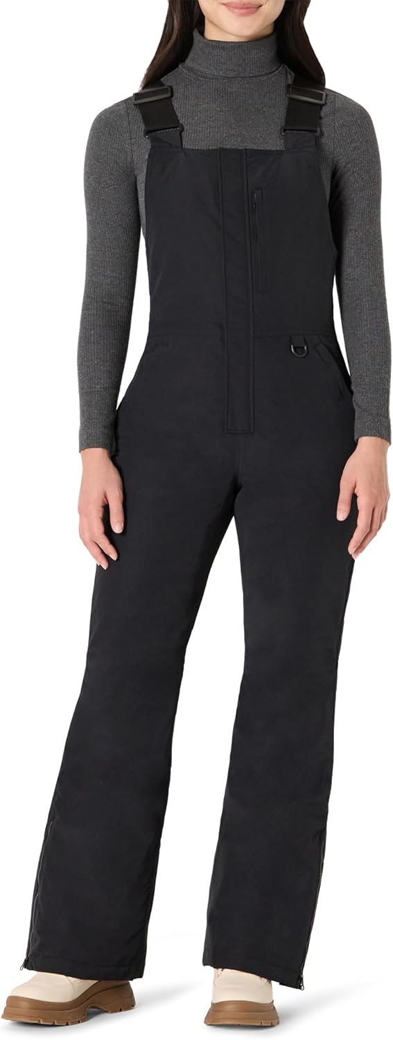 Water-Resistant Insulated Ski Bib for Women - Perfect Fit