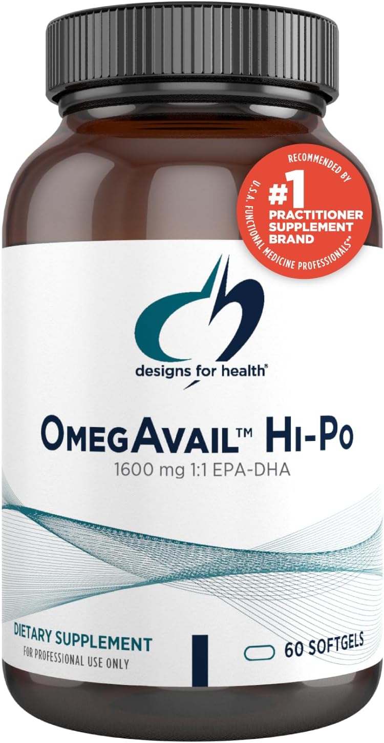 OmegAvail Hi-Po Omega-3 Fish Oil Supplement for Optimal Health