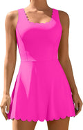 ATTRACO Women Tennis Dress with Shorts - Comfortable, Pocketed