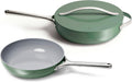 Caraway Fry Pan and Saute Pan Duo - Non-Toxic Ceramic Cookware