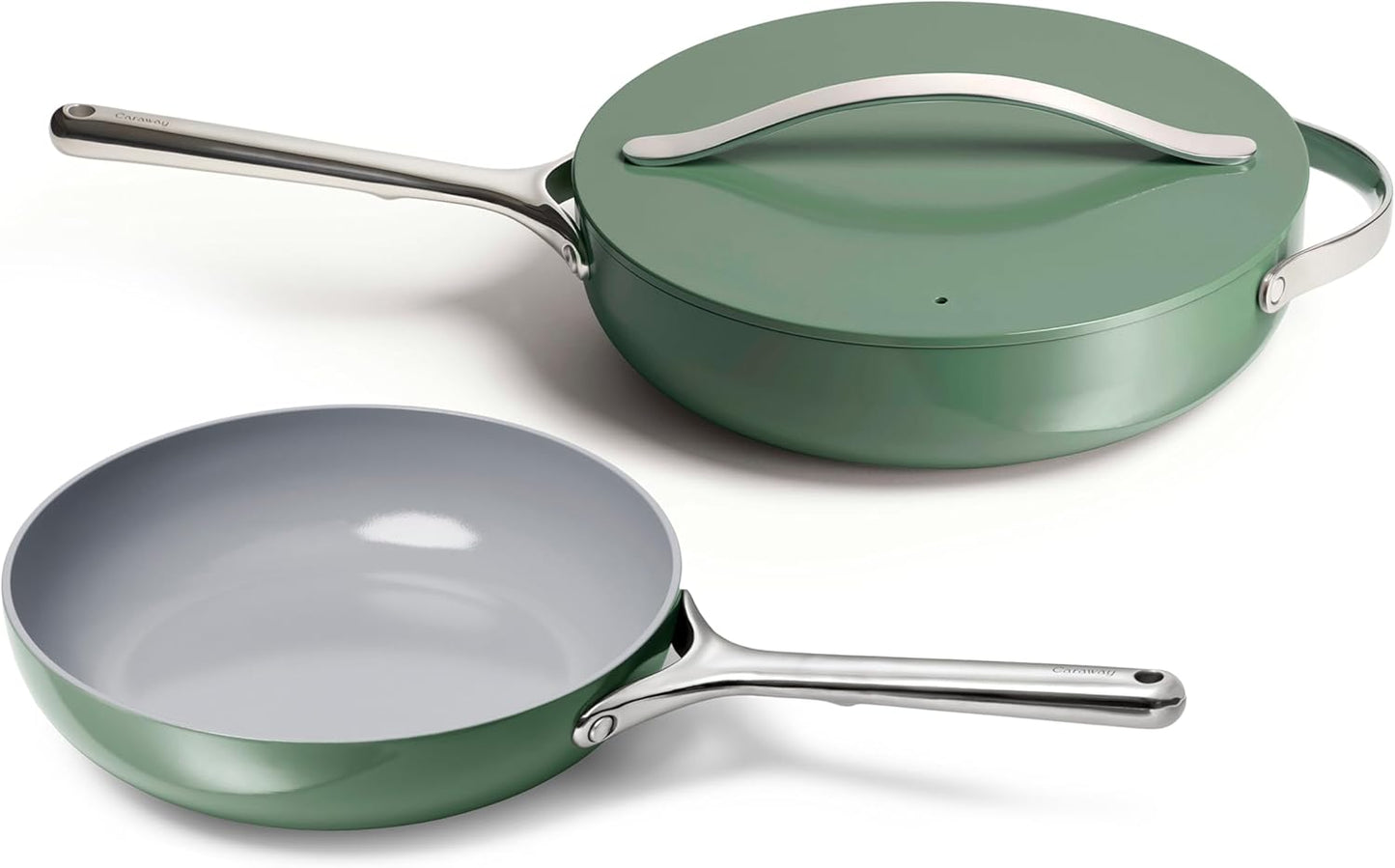 Caraway Fry Pan and Saute Pan Duo for Healthy Cooking