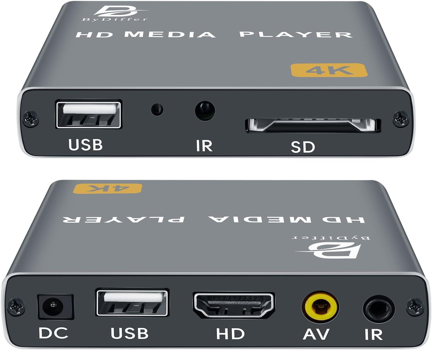 4K Digital Media Player for USB Drives and SD Cards - Ultra HD