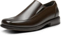 Men's Slip on Dress Loafers - Bruno Marc PU Square Toe Comfort