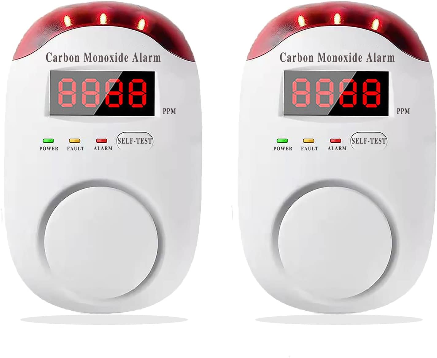 Portable Carbon Monoxide Detector for Travel with LED Display