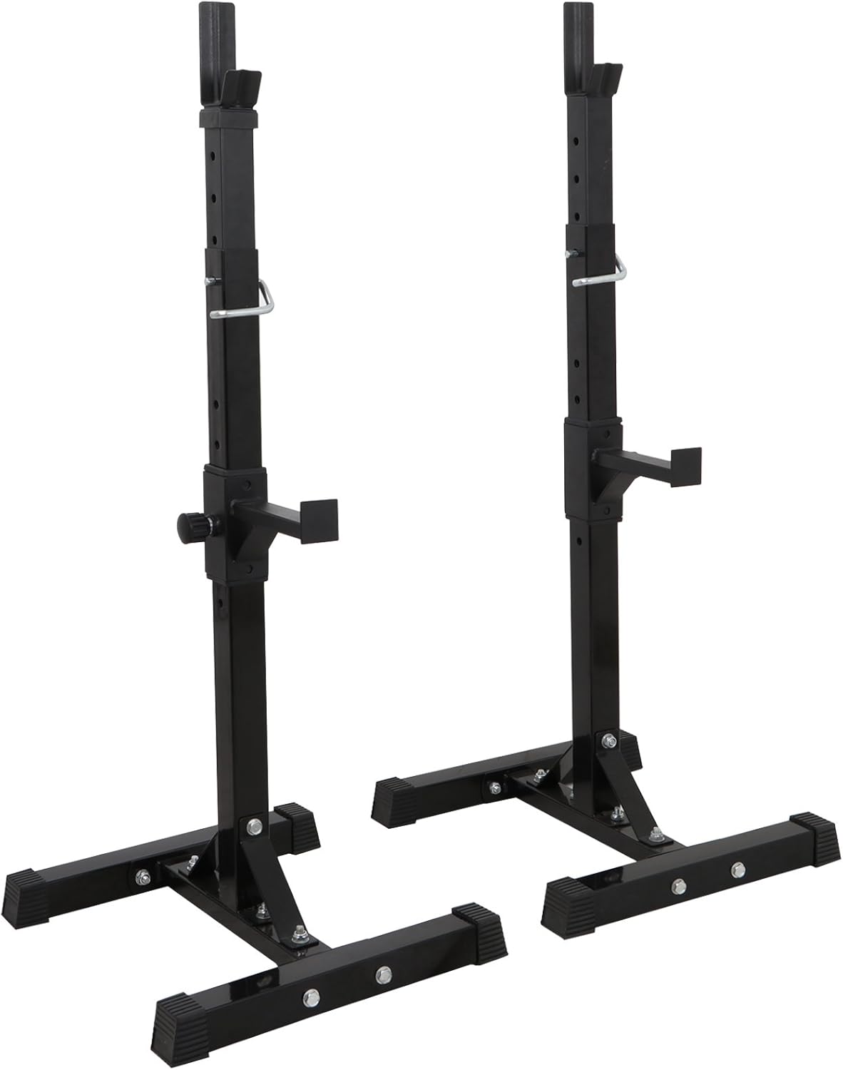 JupiterForce Adjustable Squat Rack for Home Gym Workouts