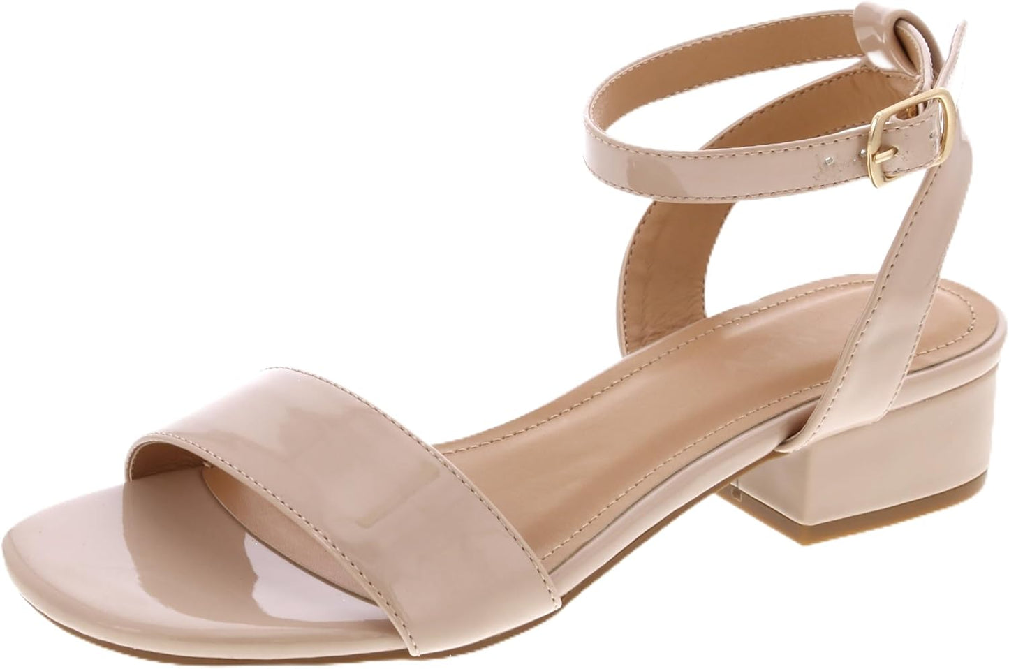 TruFox 1 Inch Low Heel Dressy Sandal for Special Occasions