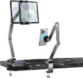 Tablet Stand for Desk iPad Mount - Foldable Magnetic Phone Arm