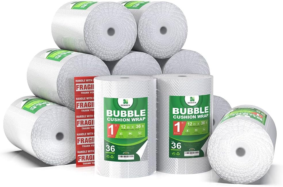 Perforated Bubble Cushioning Wrap Roll for Safe Shipping Needs
