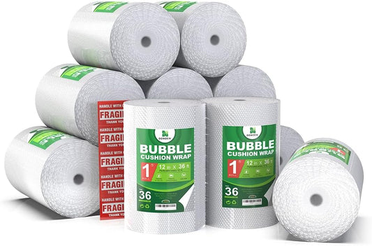 Perforated Bubble Cushioning Wrap Roll for Safe Shipping Needs