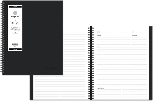 Blue Sky Professional Business Notebook, 8.5x11, Perforated Pages
