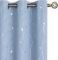 BGment Room Darkening Curtains 84 in Light Blue - Blackout Insulated