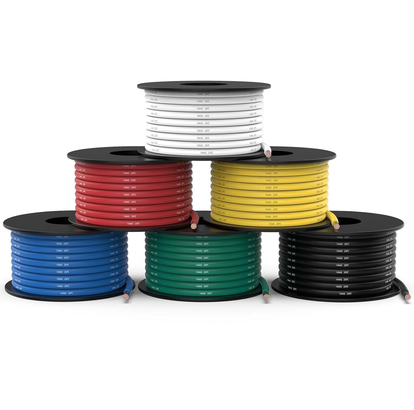 NAOEVO 18 Gauge Wire 300ft - Flexible Silicone Tinned Copper
