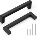 Probrico 5 in Black Square Bar Cabinet Pulls 15 Pack - Modern Hardware