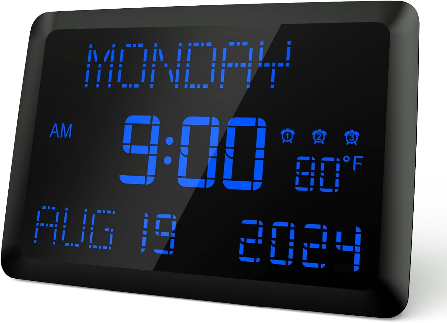 Raynic Digital Clock with 11.5in Display and Adjustable Brightness