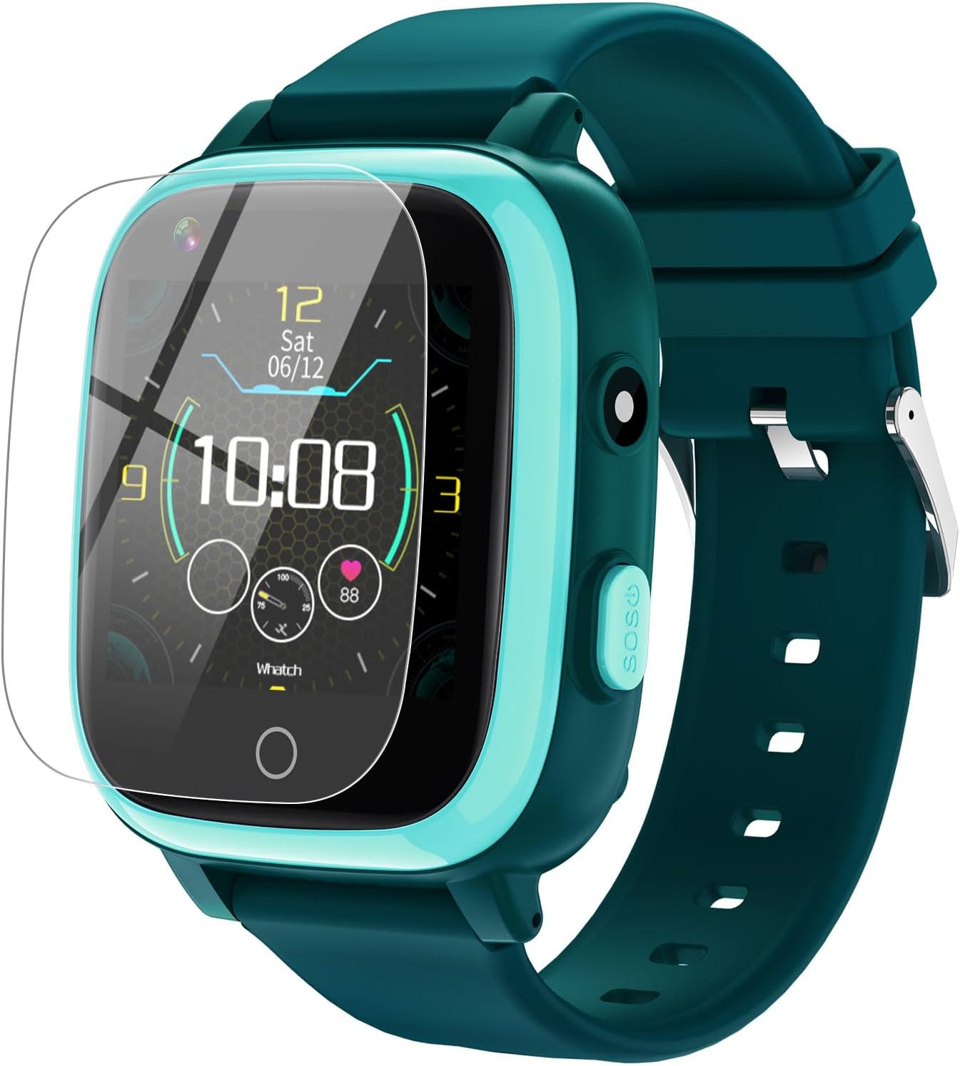 Kids 4G Smartwatch w/ GPS Tracker & 2-Way Call - Fun & Safe!