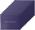Diploma Holder 8.5x11 Imprinted Graduation Covers - 12-Pack