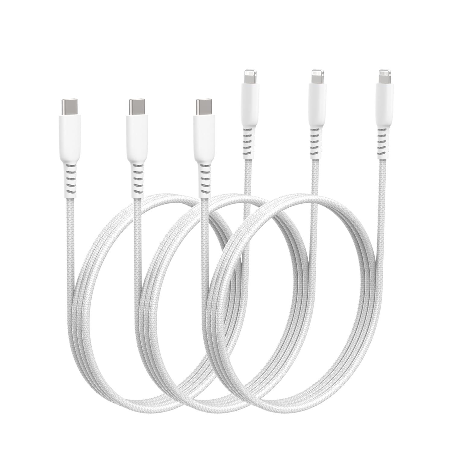 Fast Charge iPhone with 3ft USB-C to Lightning Cable - 3-Pack