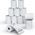 4x6 Direct Thermal Blank Shipping Labels 12 Rolls - Perforated 4x6