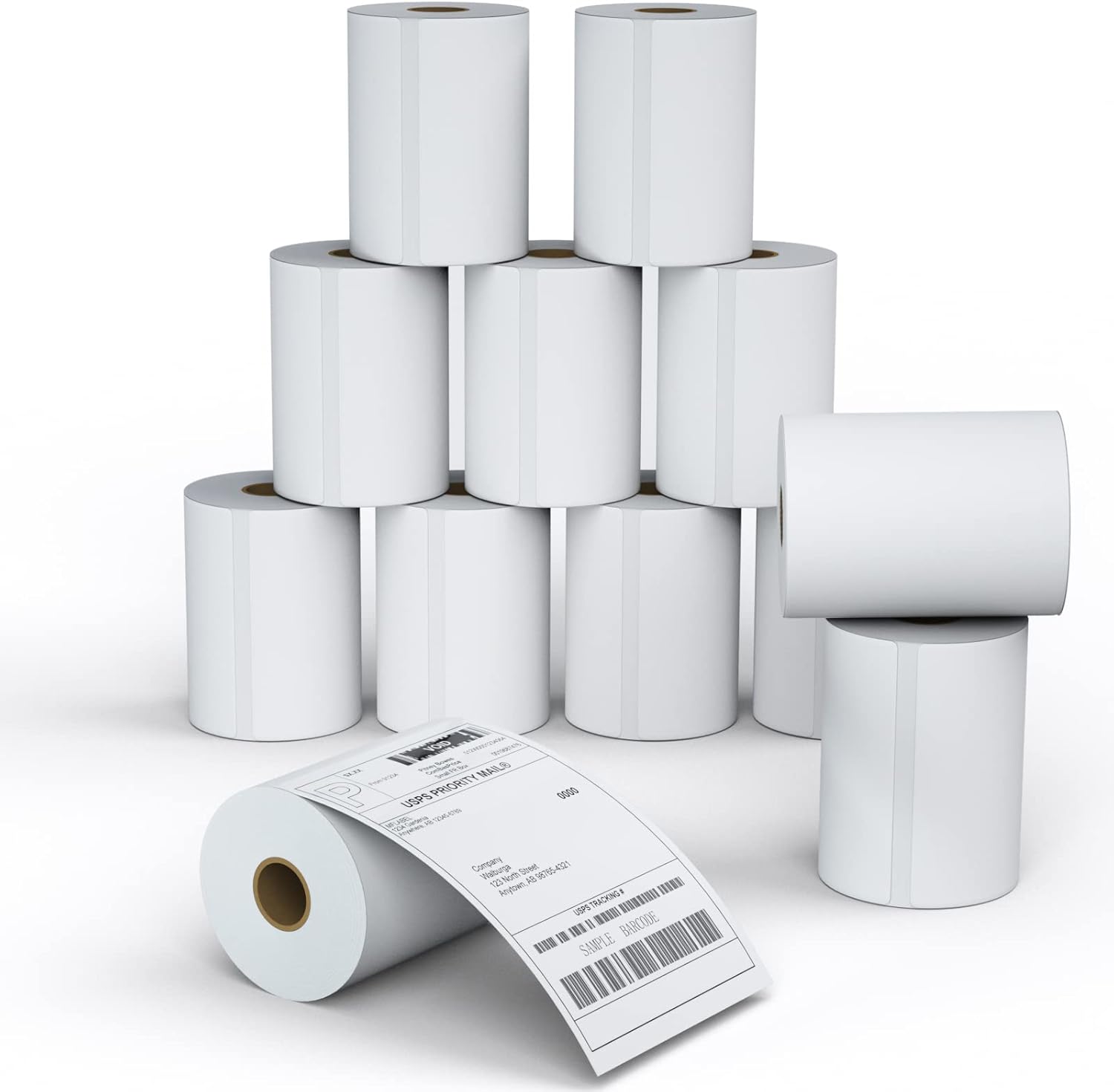 MFLABEL 12 Rolls 4x6 Direct Thermal Blank Shipping Labels Review