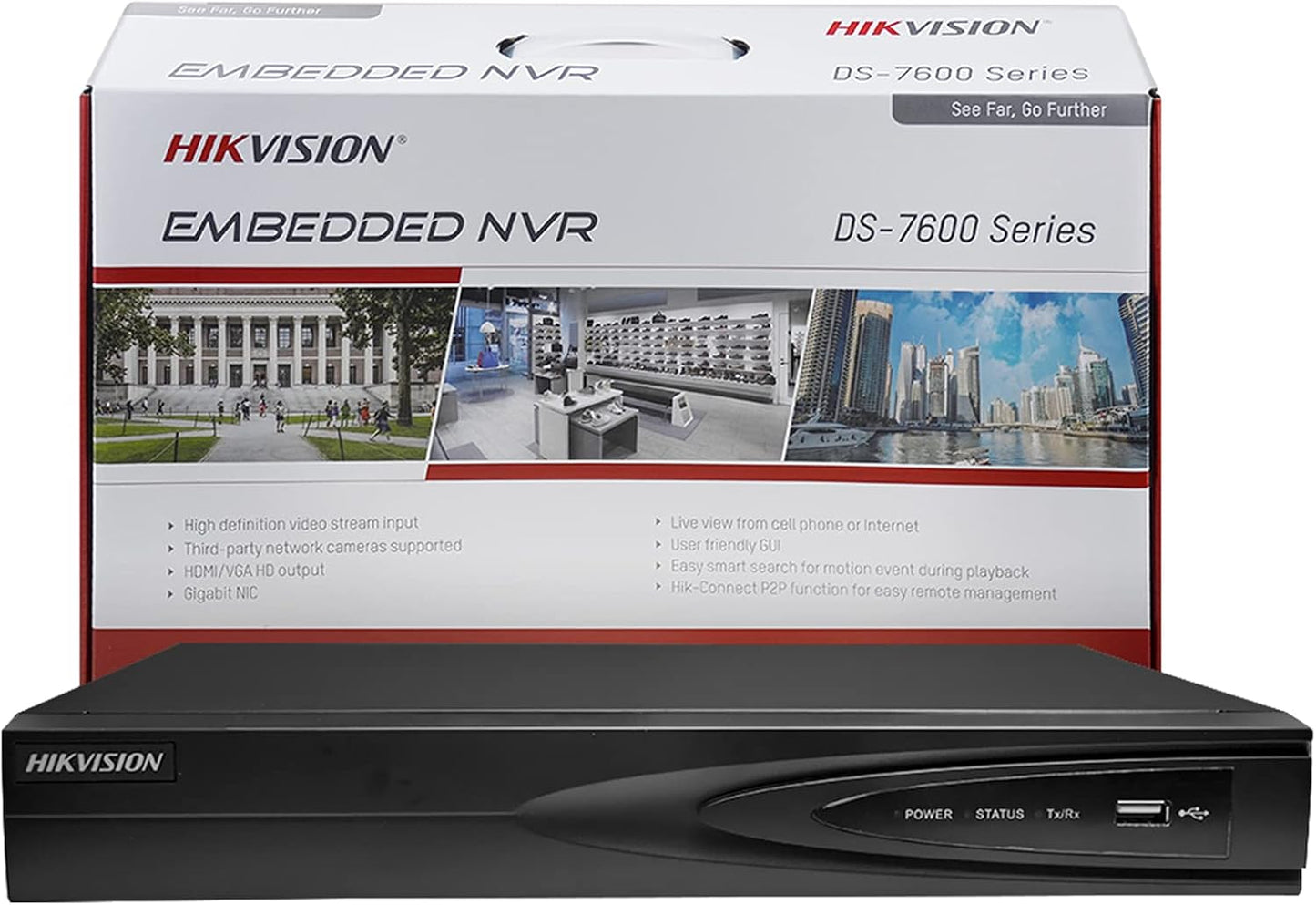 HIK-Tech US 4K 8-Channel PoE NVR for High-Quality Surveillance
