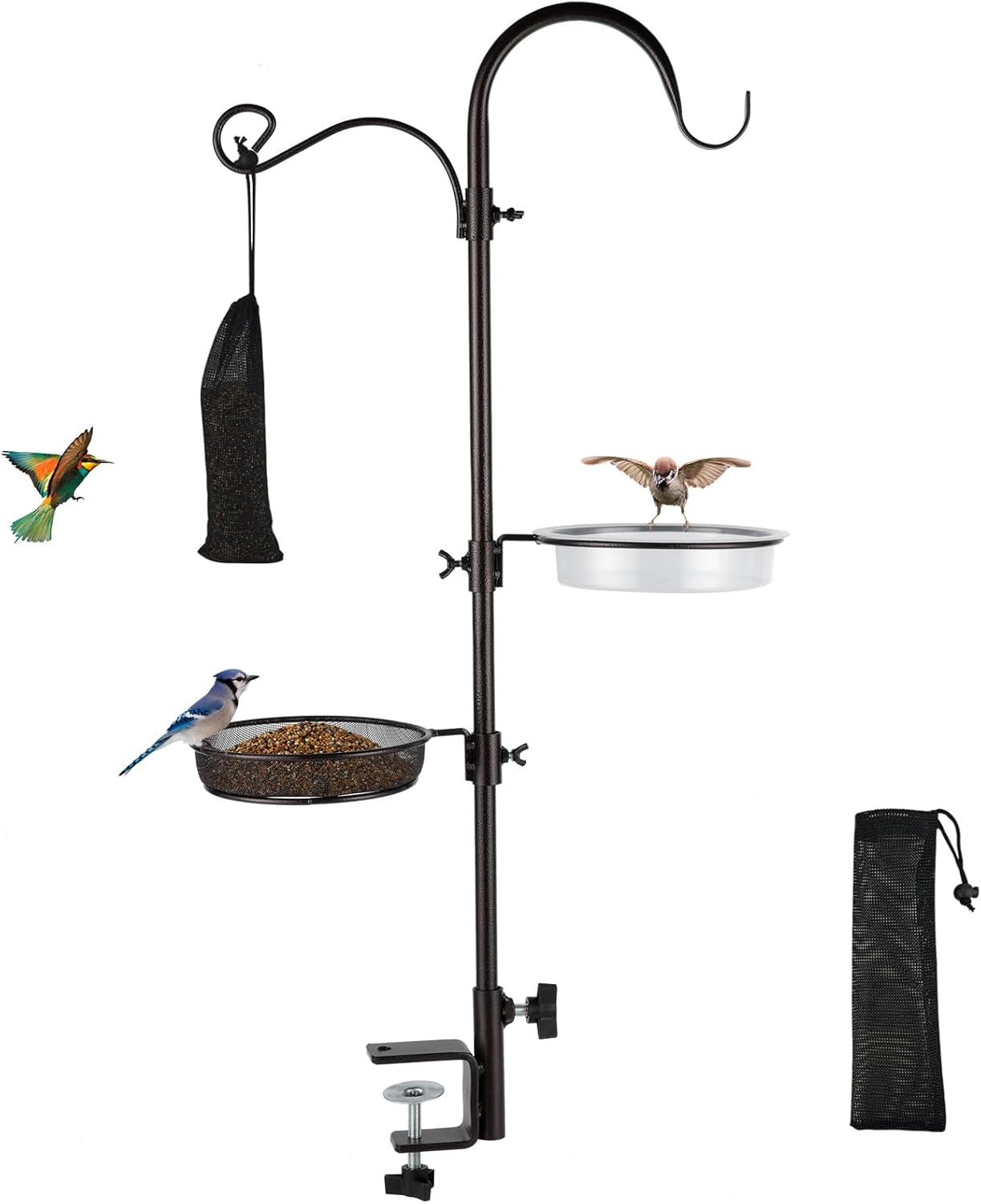 Premium Deck Bird Feeder Kit - Attract Wild Birds