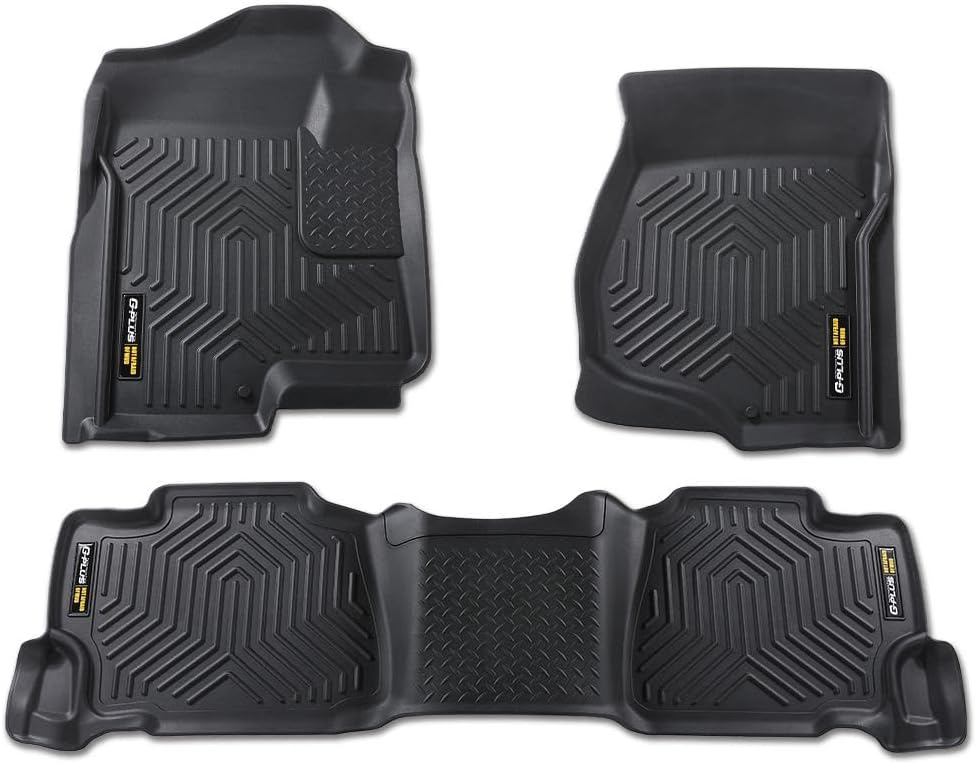 G-PLUS Floor Mats Cargo Liners for Chevy Silverado & GMC Sierra