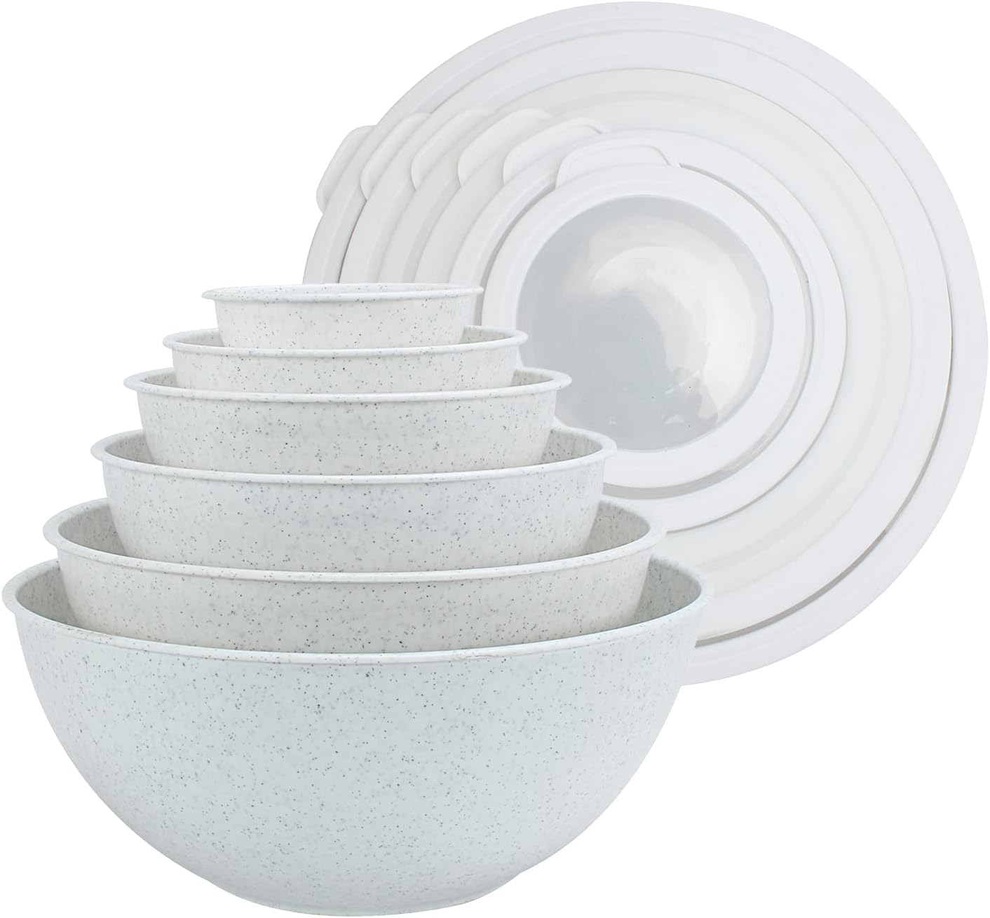 COOK WITH COLOR Mixing Bowls Set - 12 Piece Nesting Bowls
