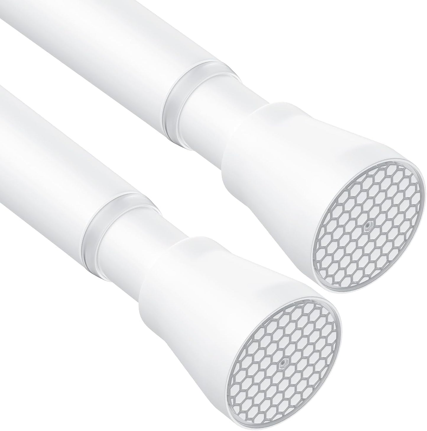 Adjustable Tension Curtain Rod for Windows and Showers 43-73 in