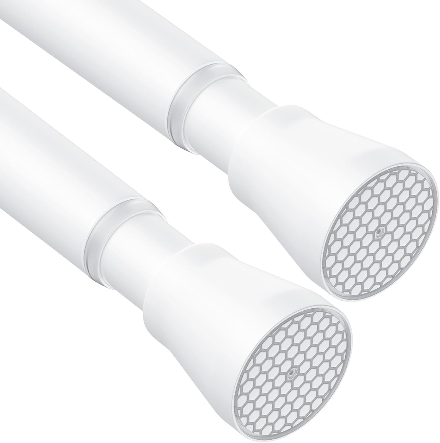 Adjustable Tension Curtain Rod for Windows and Showers 43-73 in
