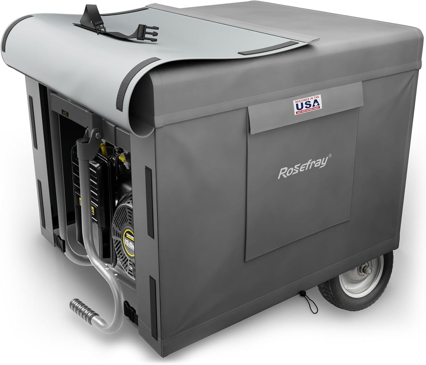 Rosefray Generator Cover for 5500-15000W Generators - Gray 4XL