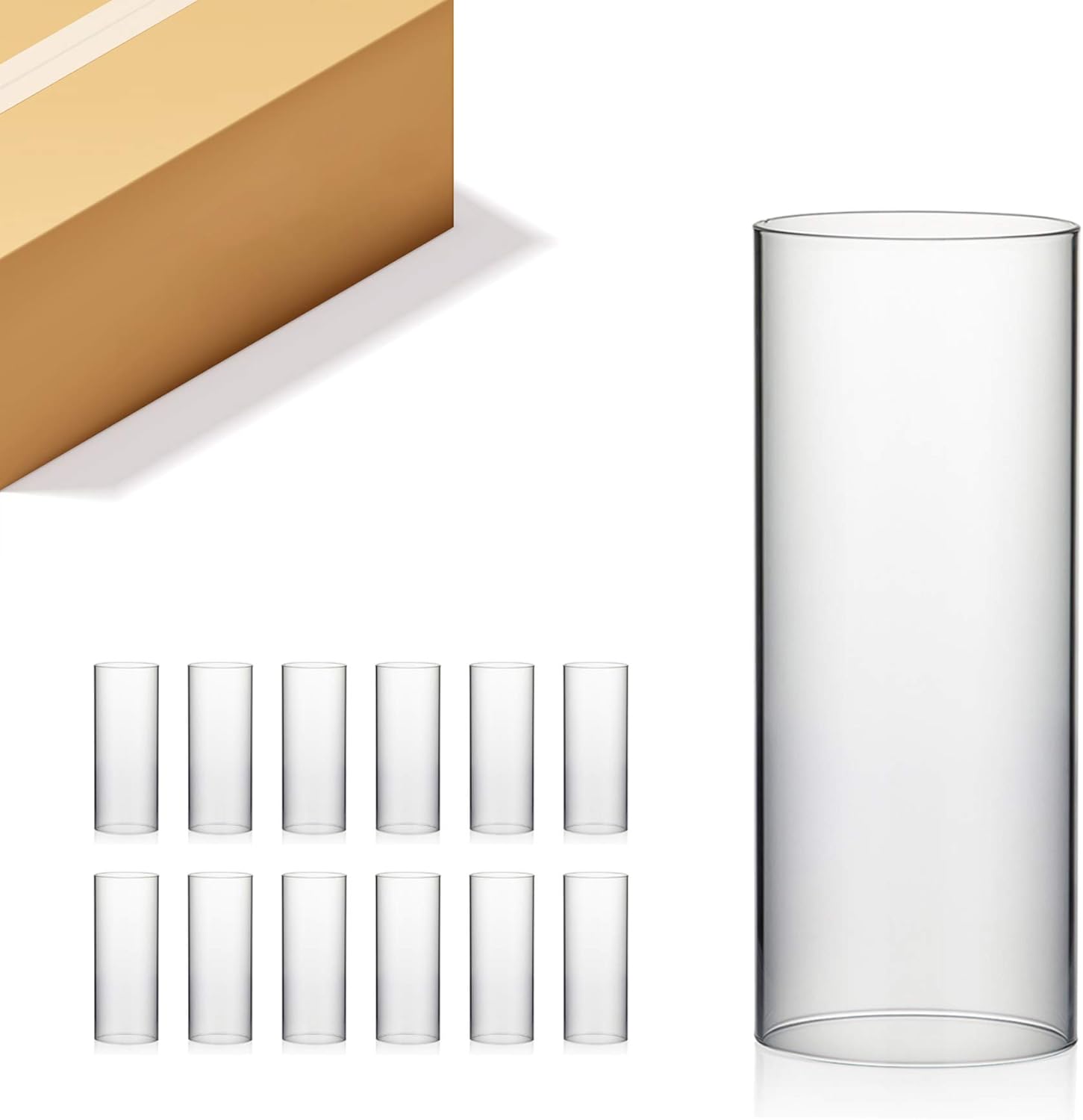 WGVI Hurricane Candle Holder Sleeve for Elegant Candle Displays