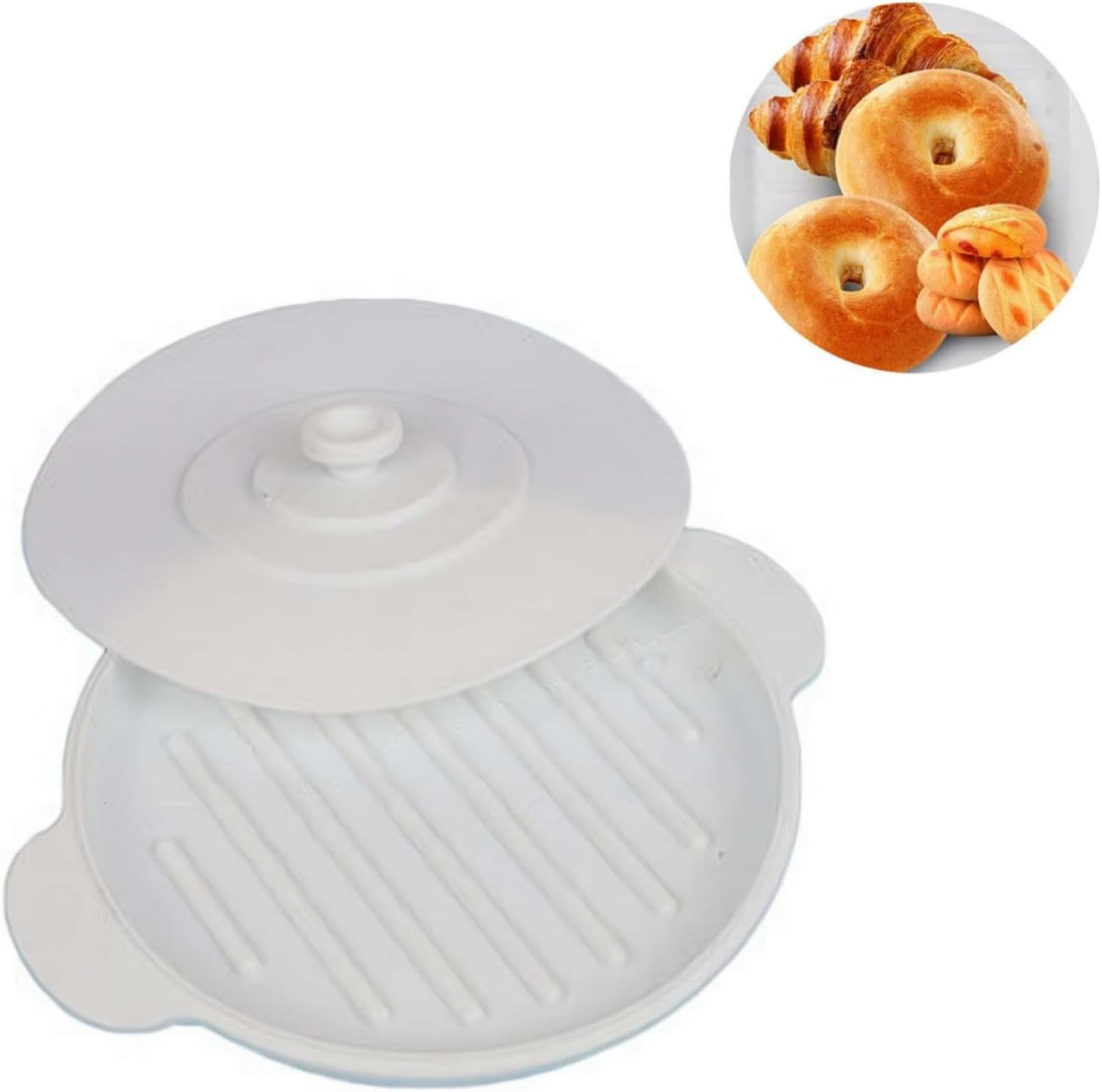 Silicone Microwave Bacon Tray - Crispy Bacon Maker