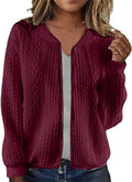Cozy Women's Zip Up Cardigan Sweater for Autumn Fashion