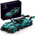 Sports Car Building Blocks Kit 1391 Piece Challenging Racing Car Model