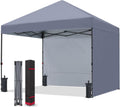 COOSHADE Pop Up Canopy Tent 8x8 with 2 Sidewalls - Instant Shade