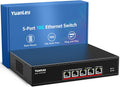 10G Ethernet Switch 5 Port Multi-Gig - Reliable Plug-and-Play
