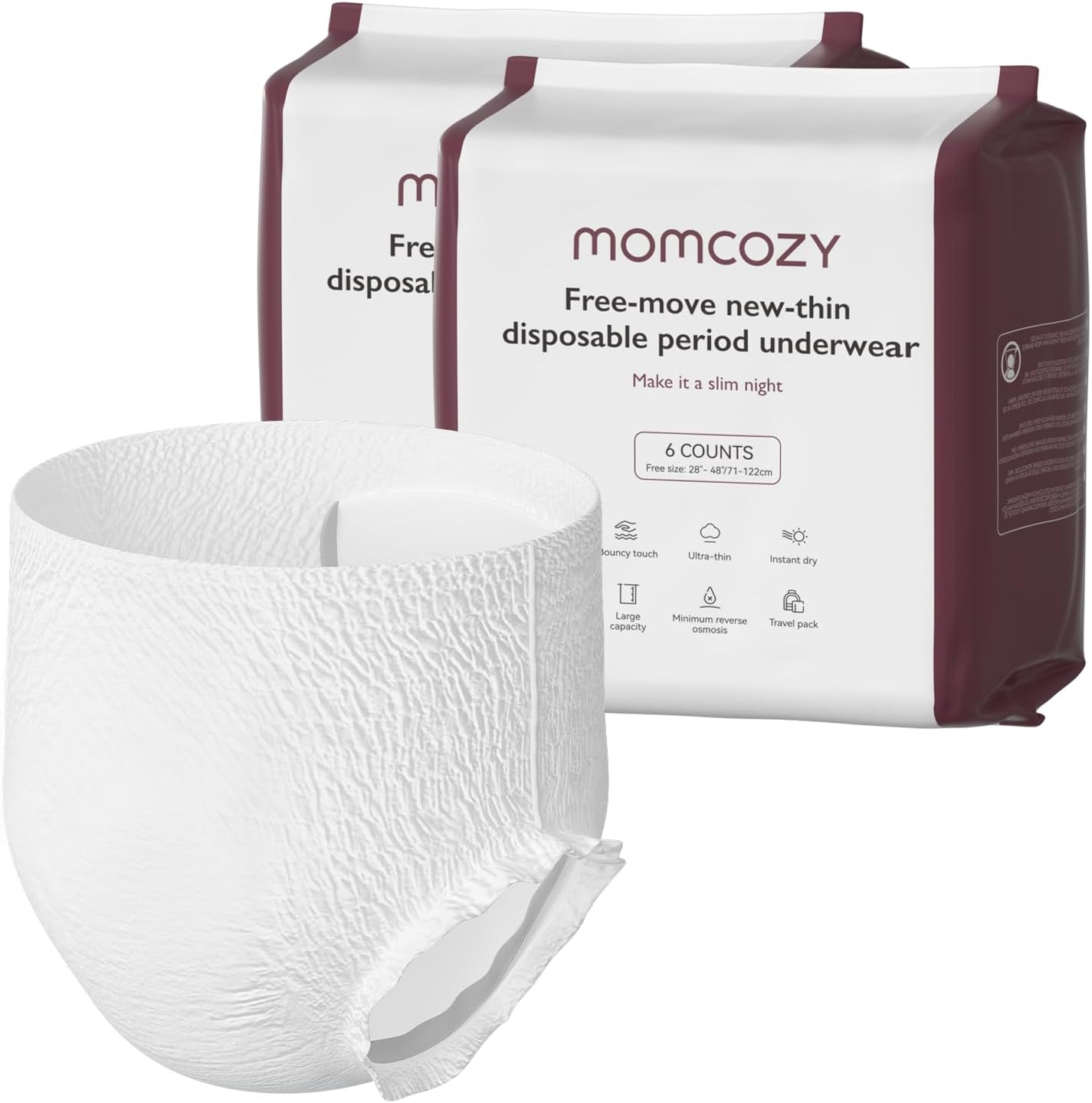 Momcozy Postpartum Disposable Underwear - Leak-Proof Period Care