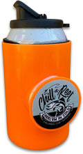 Chill-N-Reel Fishing Can Cooler - Fishing Can Koozie with Reel