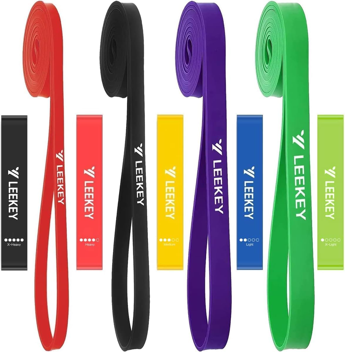 LEEKY Resistance Bands Set for Pull-Up Assistance & Training