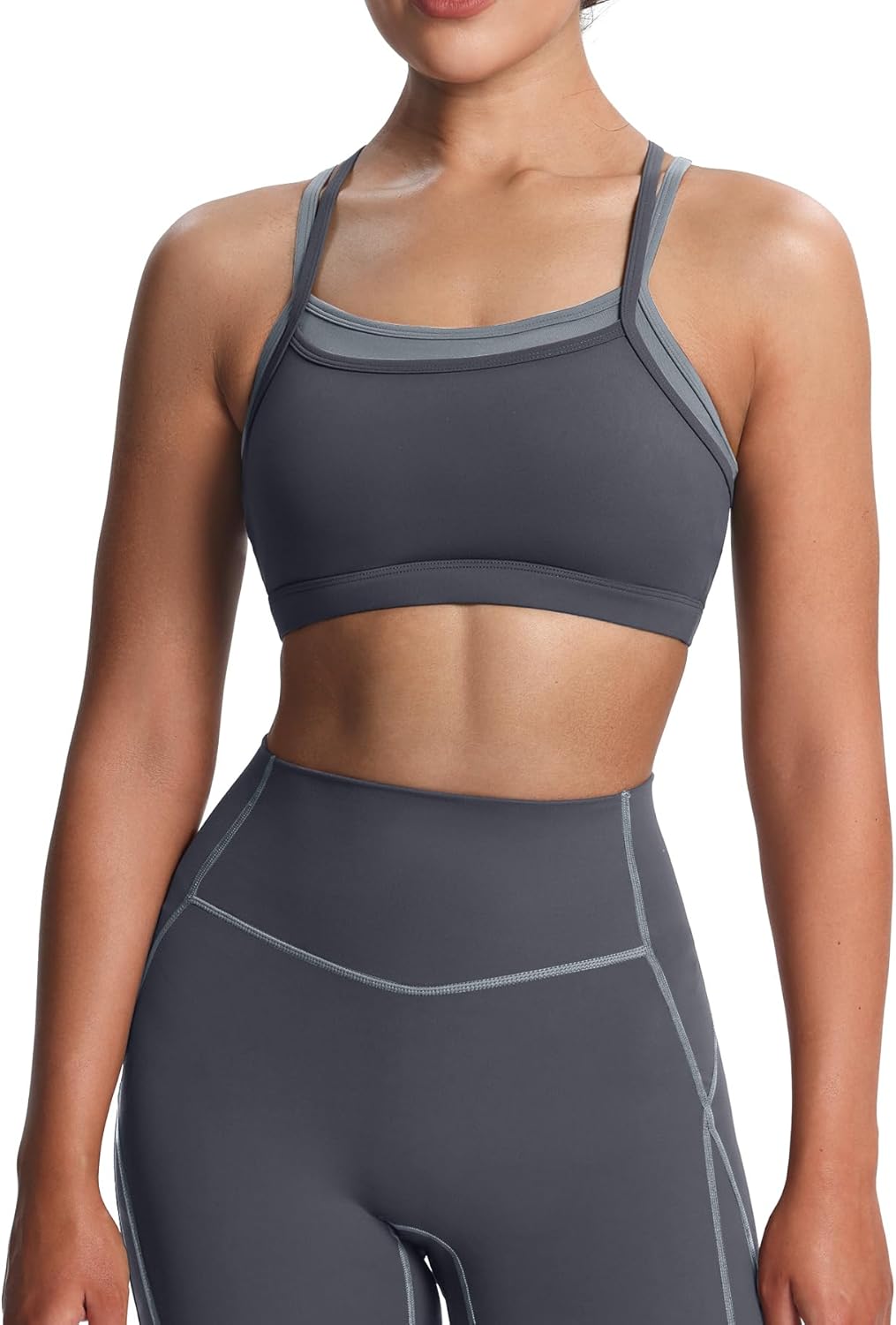 Aoxjox Women's Workout Sports Bras for High Impact Training