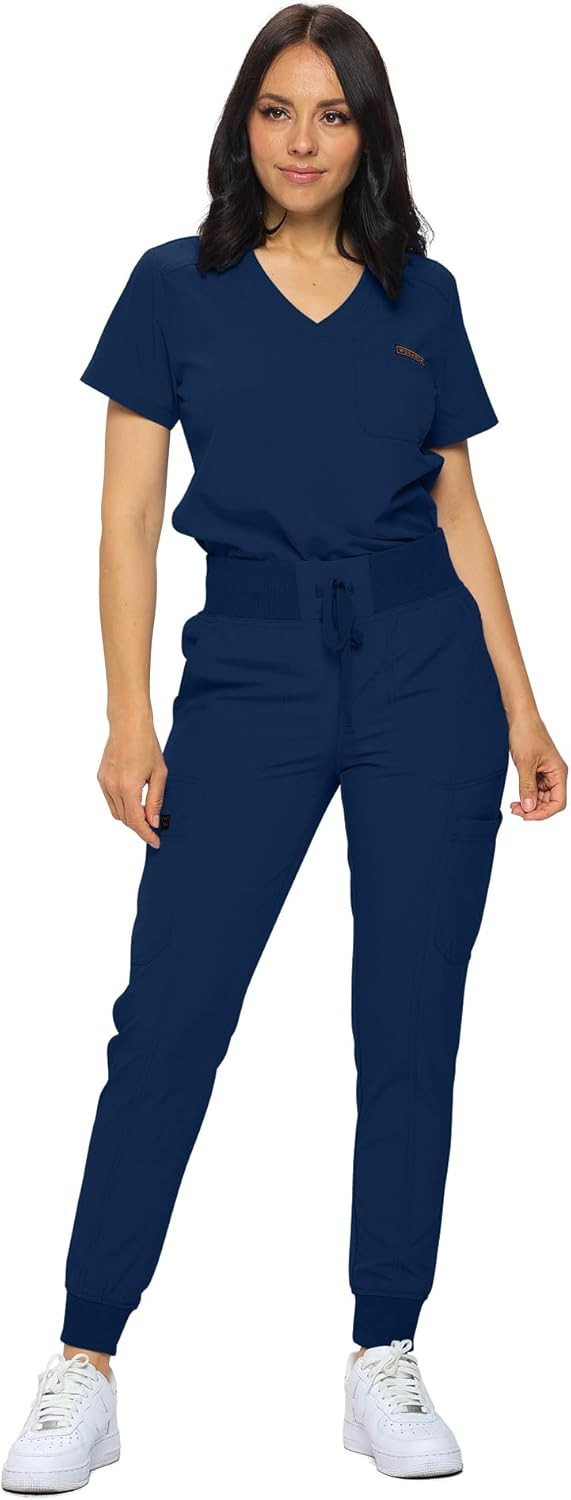 Monarch Uniforms Slim Fit Stretchy Scrubs for Women Joggers