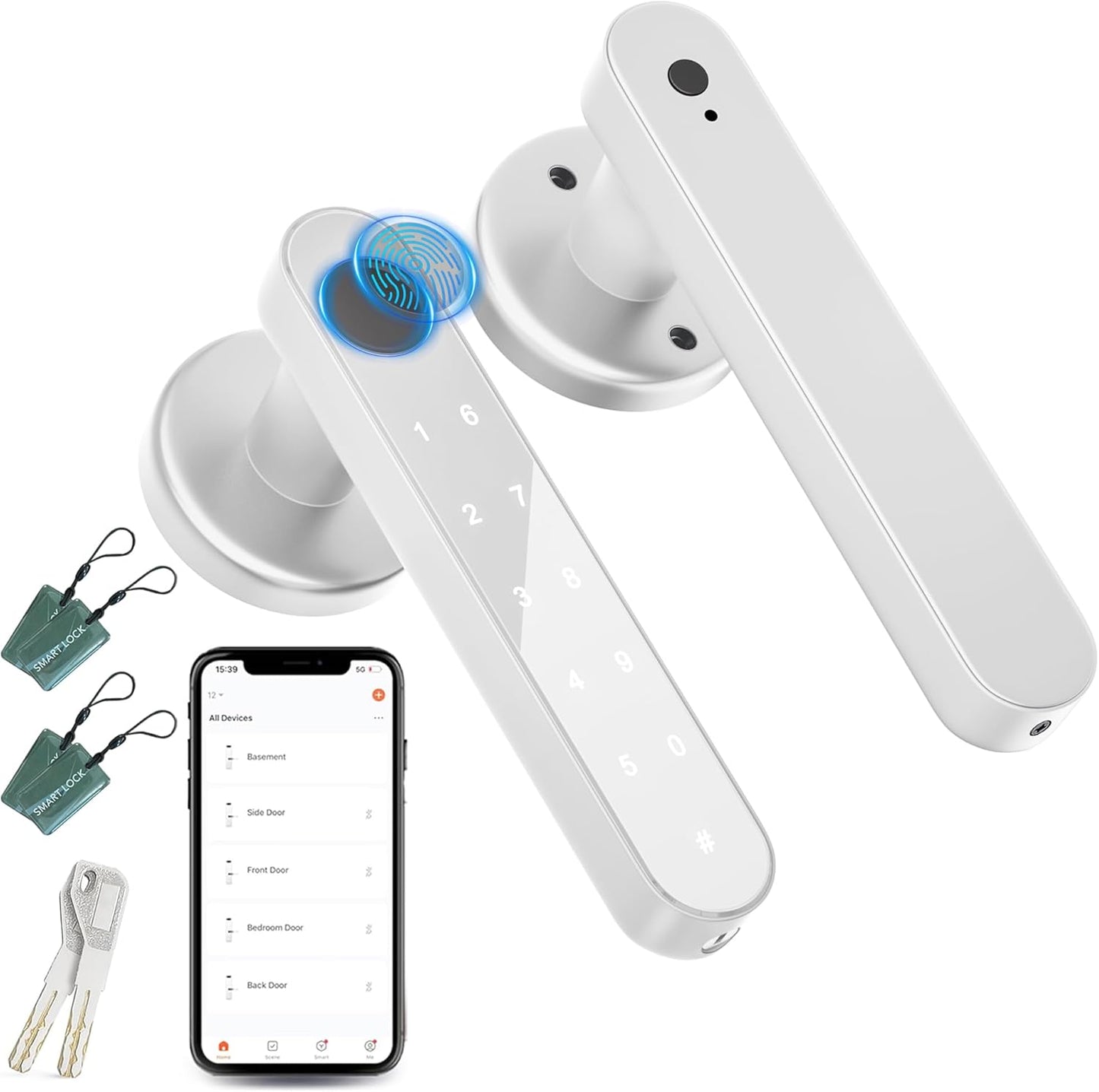 Fingerprint Door Lock with Smart APP for Keyless Entry Security