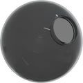 KastLite 12 in Smoke Acrylic Lamp Post Globe - Durable Replacement