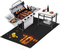 70 x 48 in Under Grill Mat for Outdoor Grill - Extra Large Deck