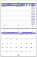 AT-A-GLANCE 2025 Wall Calendar 8-1/2 x 11 - Monthly Planner