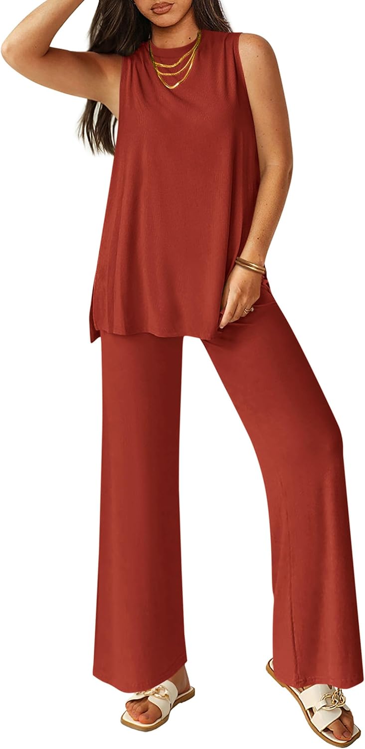 PRETTYGARDEN Women's 2 Piece Lounge Set for Summer Comfort
