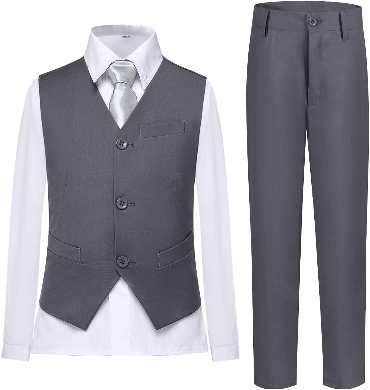 Boys Vest Set Formal Dress Suits for Weddings and Events
